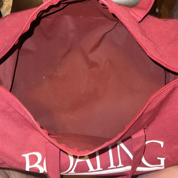 Red Boating Tote Bag - Picture 4 of 4